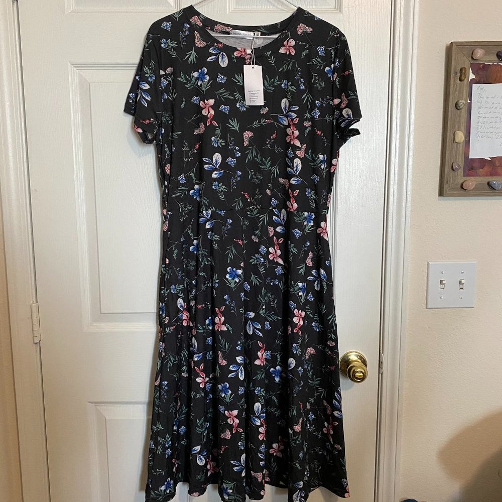 Flower Dress with Pockets